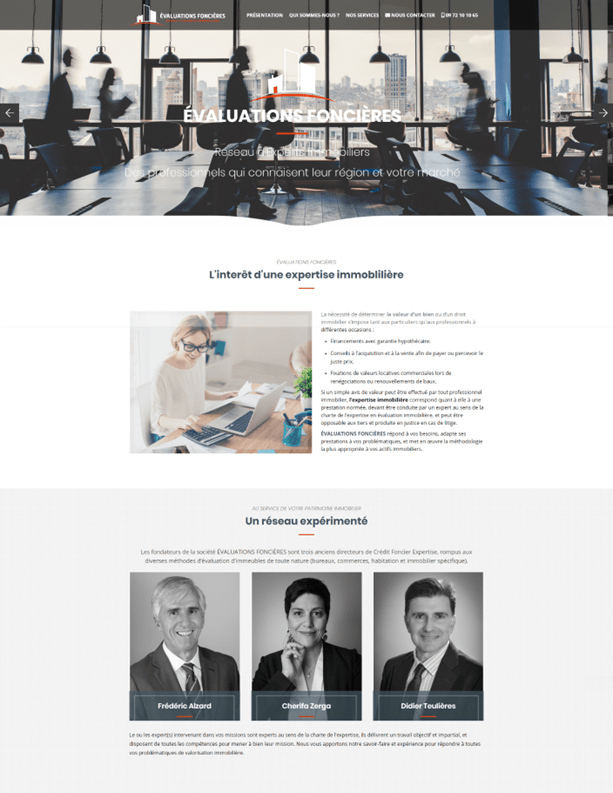 Partie haute de la page terminée